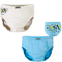 Труси дитячі для хлопчика Gabbi TRM-19-19 (1 шт) (2 шт) р. 38 блакитний/бежевий