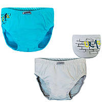 Труси дитячі для хлопчика Gabbi TRM-19-19 (1 шт) (2 шт) р. 40 бірюзовий/сірий