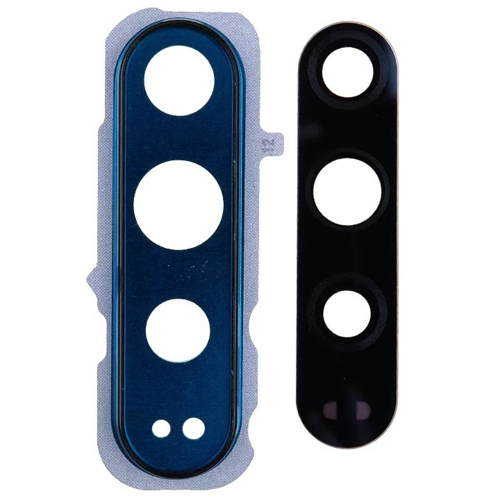 Скло камери Huawei Honor 20 Pro з рамкою blue, фото 1