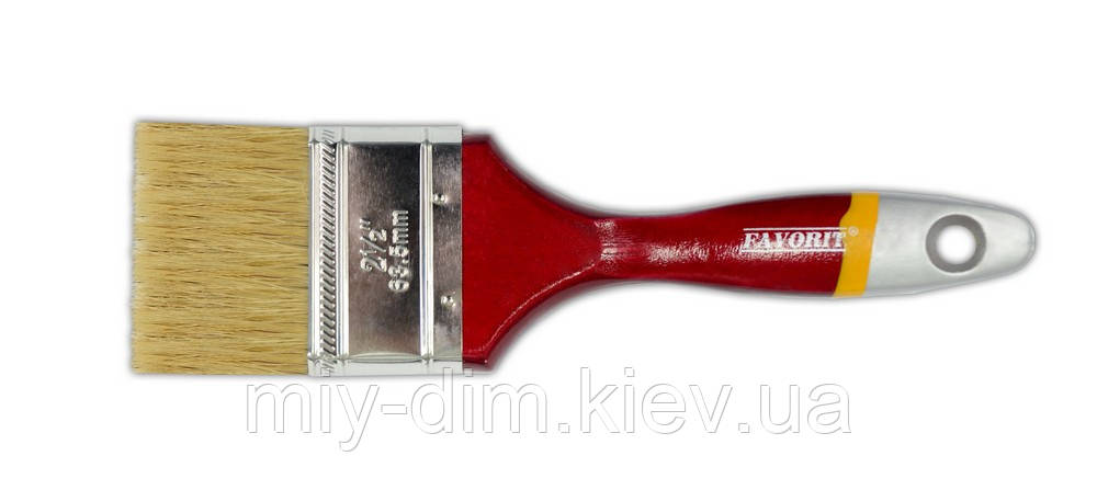Пензель флейцевий, тип "Євро" 2,5" FAVORIT (01-073)