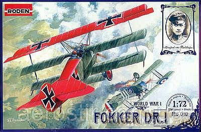 Fokker Dr.I 1/72 RODEN 010