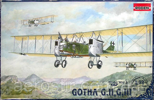 Gotha G.II, G.III 1/72 RODEN 002