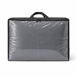 Сумка ORGANIZE для зберігання ковдр та подушок S - 55x45x18 см  (сірий)