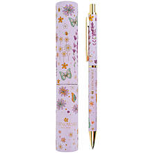 Ручка Axent в тубусі AB1107-02-2-A-TR Turnowsky Morning Dew синя