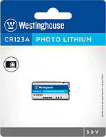 Літієва батарейка Westinghouse Lithium CR123A 1шт/уп blister CH