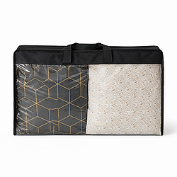 Сумка ORGANIZE  для зберігання речей\сумка для ковдри M (чорний)