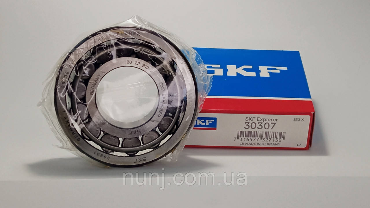 Підшипник 30307 SKF (7307) розміри: 35*80*22,75 роликовий конічний, фото 1