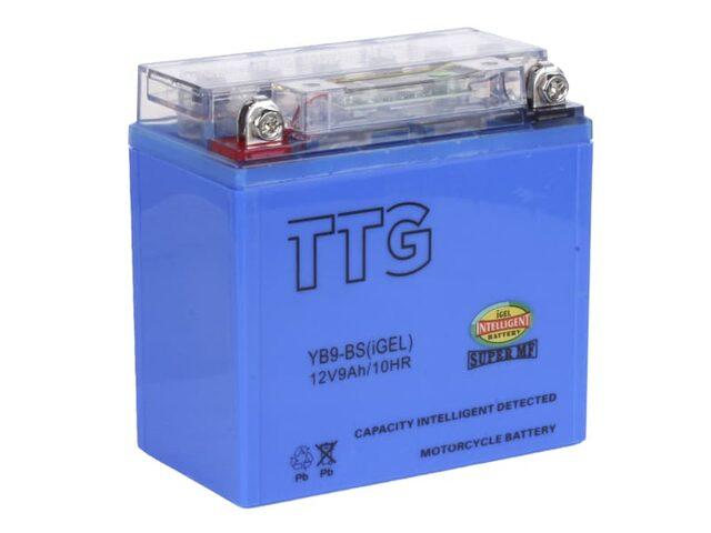 Акумулятор гелевий TTG YB9-BS 9 АH 137*76*134 мм синій, з індикатором, фото 1