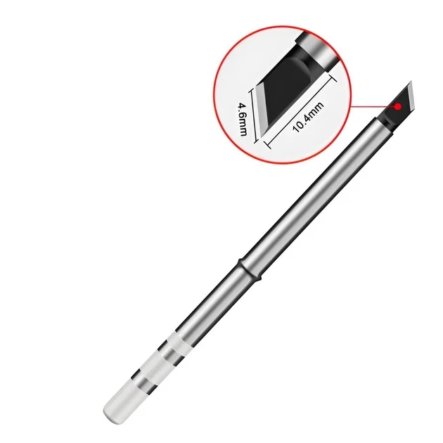 Жало GD-KR для паяльника GVDA, Fnirsi HS01, T65 65W Термокерамічне жало паяльника для smd-паяння, фото 1