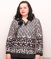 Туника, блуза женская большого размера, ткань масло KALICY