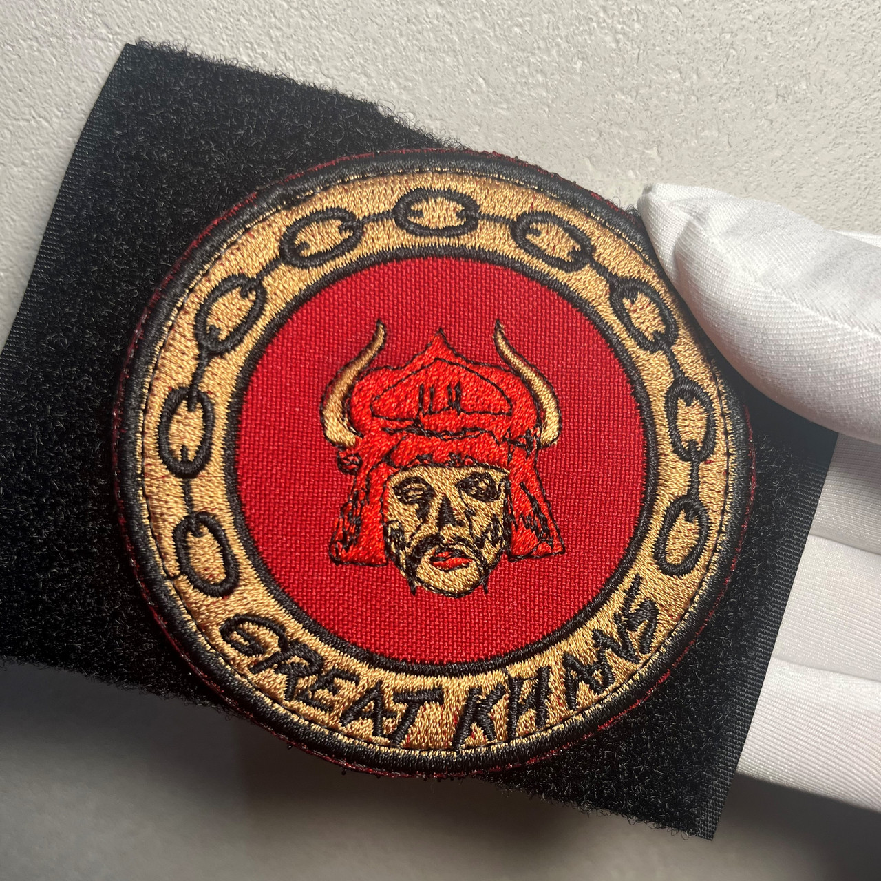 Шеврон / Патч Великі Хани (Great Khans) Fallout – тканинний значок для одягу та рюкзаків, фото 1