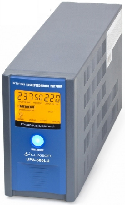Джерело безперебійного живлення ДБЖ для котла Luxeon UPS-500LU синусоїда