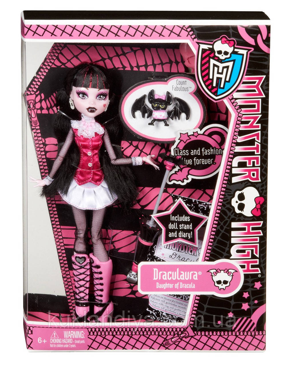 Кукла monster high дракулаура базовая с питомцем купить в Украине ...