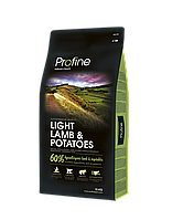 Корм для собак Profine Light Lamb 3 кг, ягненок / профайн для оптимизации веса