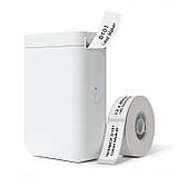 Термопринтер для друку наклейок NIIMBOT D101 White (A1A88628624) Білий, фото 8