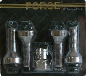 Набір секреток на литі диски 5 пр., L = 21 мм Force 645105