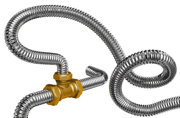 DN32 нержавіюча гофротруба 32мм з нержавіючої сталі Dispipe 32HF відпалена для виведення вихлопних газів