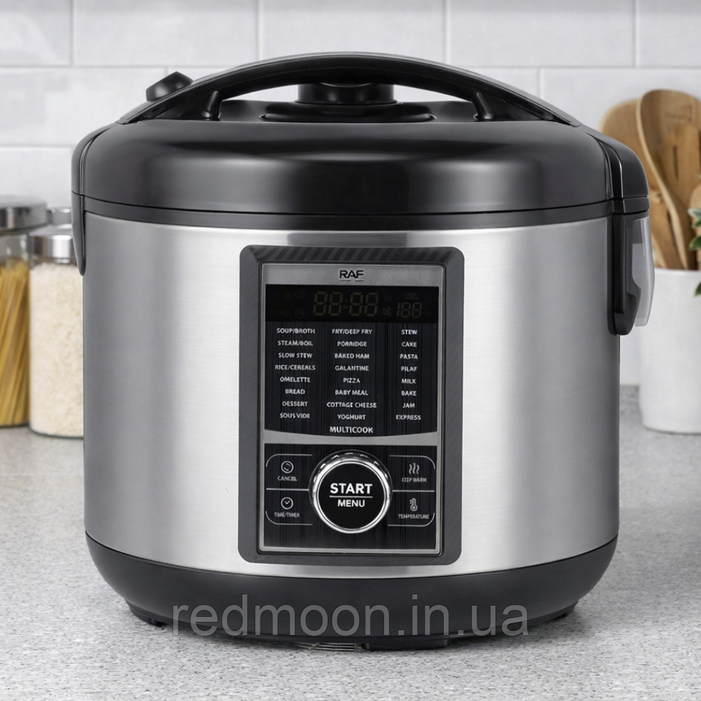 Мультиварка 5 л, 900 Вт, 24 програми, R.0112 / Електрична мультиварка-скороварка / Мультиварка-рисоварка / Пароварка, фото 1
