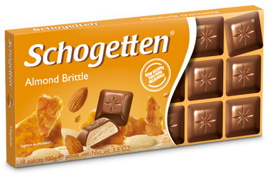 Шоколад Schogetten Almond Brittle з мигдалем (Шогетний), 100 г