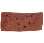 Полотенце з мікрофібри 35×75 см м’яке швидковисихаючи рушник для дому та подорожей — Коричневий