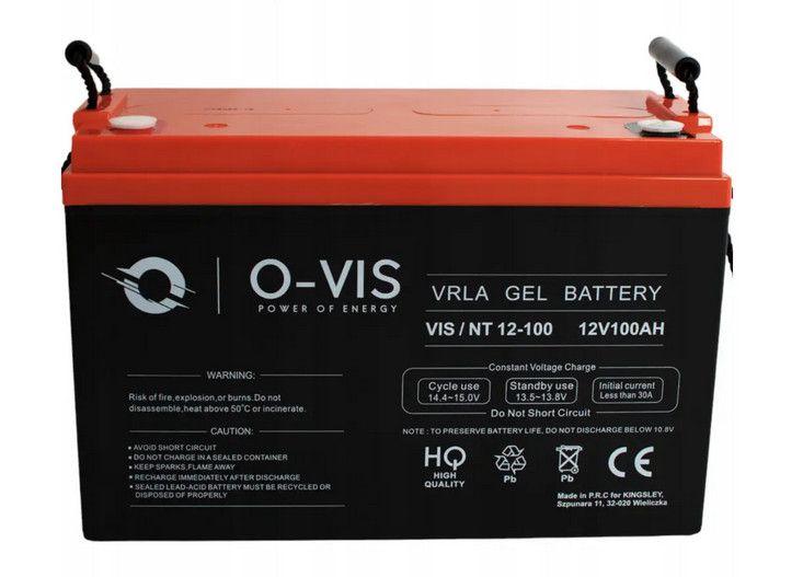 Гелевий акумулятор O-Vis 12V 100AH
