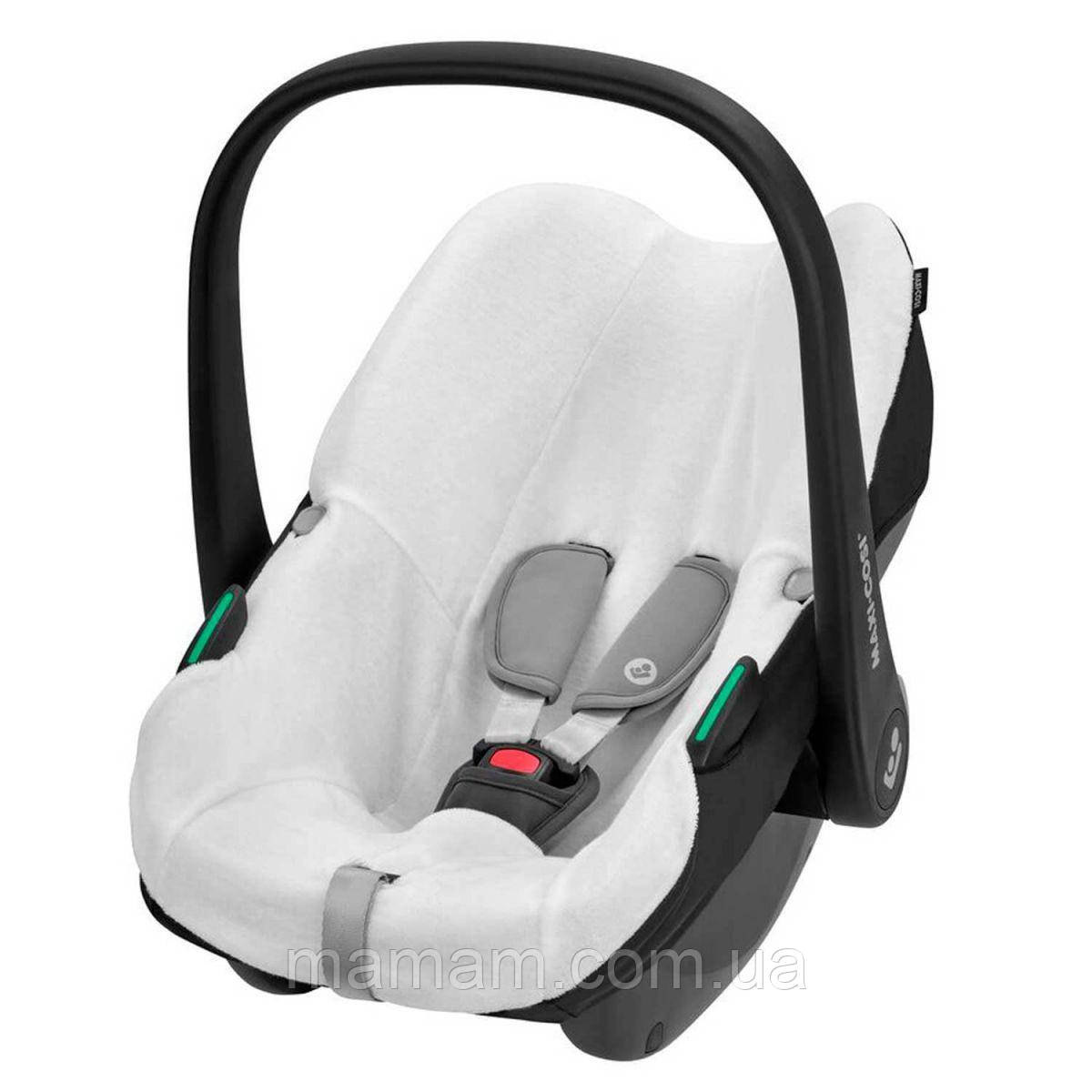 Літній чохол для автокрісел Maxi-Cosi CabrioFix i-Size/Pebble S Natural White, фото 1