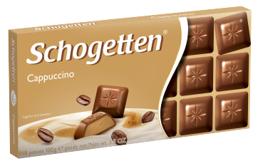 Шоколад Schogetten Cappuccino капучино (Шогетний), 100 г