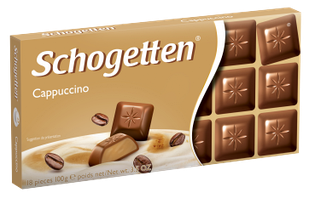 Шоколад Schogetten Cappuccino капучино (Шогетний), 100 г