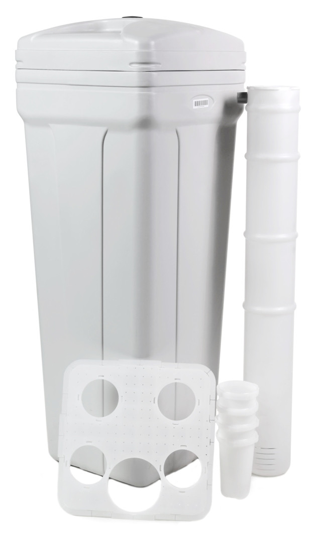 Сольовий бак BTS-100 у комплекті. Бак-солочинник 100 л для системи очищення води