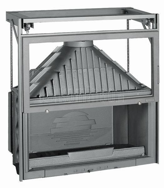 Камінна топка INVICTA 1100 GRANDE VISION RELEVABLE (з підіймальними дверцятами)