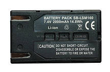 Акумулятор для відеокамери Samsung SB-LSM160, 2000 mAh., фото 2