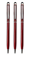 Стилус - ручка для ємнісних екранів, бордовий (комплект 3 шт.)