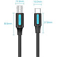 Кабель для принтера USB-C 2.0 to BM 2.0m 2.4А 480Mbps VENTION (CQUBH), фото 4