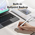 Стилус - ручка для ємнісних екранів 3-в-1 Magnetic Stylus Pen White Aluminum Alloy Type Vention, фото 9