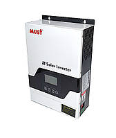 Інвертор гібридний MUST PV18-1012 VPM 1000W 12V MPPT 60A 15-105V чиста синусоїда 230V 50Hz IP20 AC заряд 20A