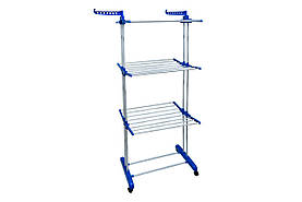 Сушарка для одягу на 3 яруси складна 740х640х1720мм (124551)