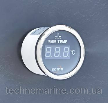 Цифровий датчик температури води ECMS чорний, фото 1