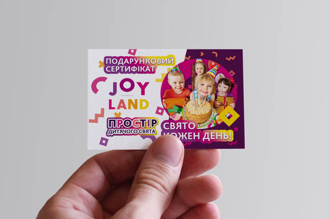 Візитки 90х50 (1000 шт), фото 1