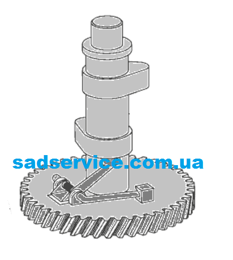 Распредвал для двигуна  AL-KO 140 QSS, 160 QSS, фото 1