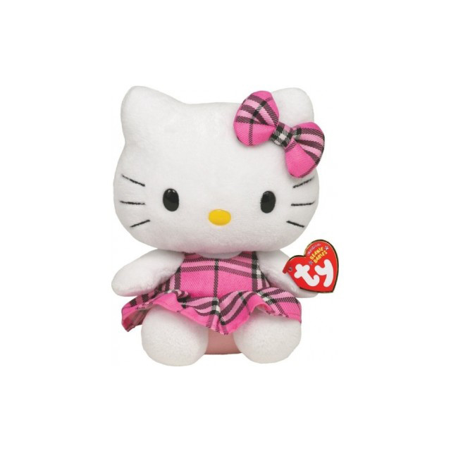 М'яка іграшка TY Original Beanie Buddy Хеллоу Кітті в рожевому платті