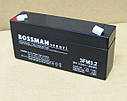 Акумулятор 6 V 3.2 Ah Bossman profi 3FM3.2 — LA632, фото 2