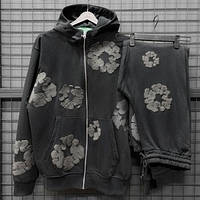 Зіп Худі Denim Tears black/grey