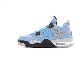 Nike Air Jordan 4 Blue Retro Блакитні жіночі та чоловічі
