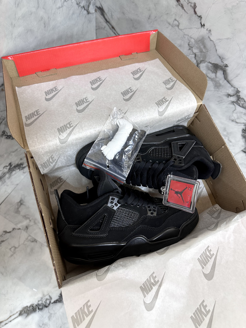 Nike Air Jordan 4 Retro ‘Black Cat’, фото 1