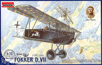 Fokker D.VII Aib Late 1/72 RODEN 033