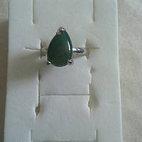 Жіноче кільце з моховим агатом 17р