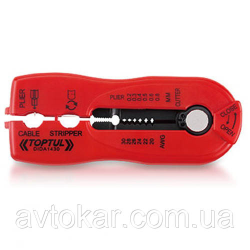 Стрипер багатофункціональний TOPTUL d0.2-0.8 мм DIDA1430, фото 1
