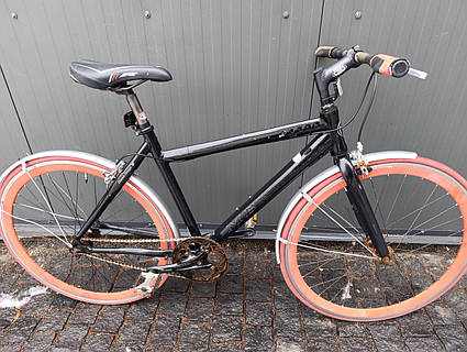 Велосипед MBK fix bike 28" alu, чорний б/у