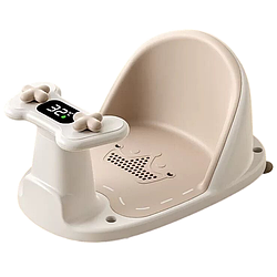 Дитяче сидіння для купання з термометром, на присосках Bimbo 9340-52 бежевий
