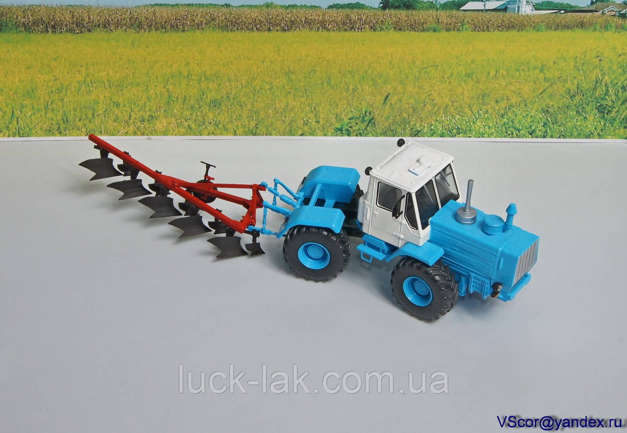 Модель плуга відвального навісного ПЛН — 5-35 масштаб 1/43, фото 1